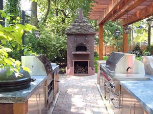 outdoor kitchen fireplace knoxville
