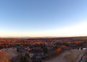 Sunset Over Fox Den Subdivision by Troy Stavros