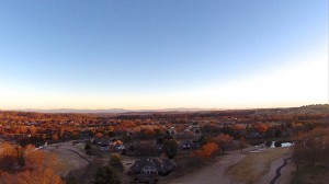 Sunset Over Fox Den Subdivision by Troy Stavros