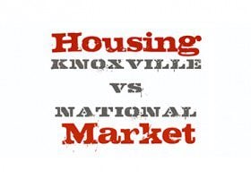 housing market knoxville vs national